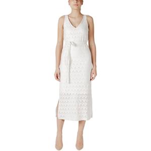 Vila Korte Jurk  Viamalina V-Neck S/L Midi/Pb 14104109