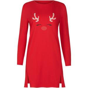 Lisca Jurk  Holiday Nachthemd met lange mouwen Cheek