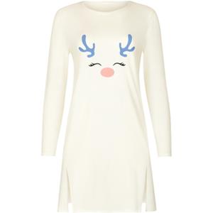 Lisca Jurk  Holiday Nachthemd met lange mouwen Cheek
