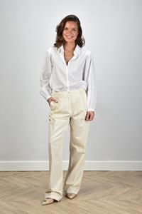 Aspesi broek met zakken S5_G _0173 _L105 creme