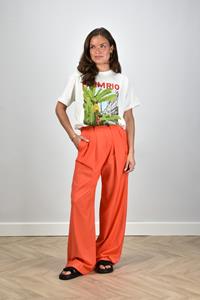 Nine In The Morning broek met zakken Sandra 9SS25-SN67 oranje