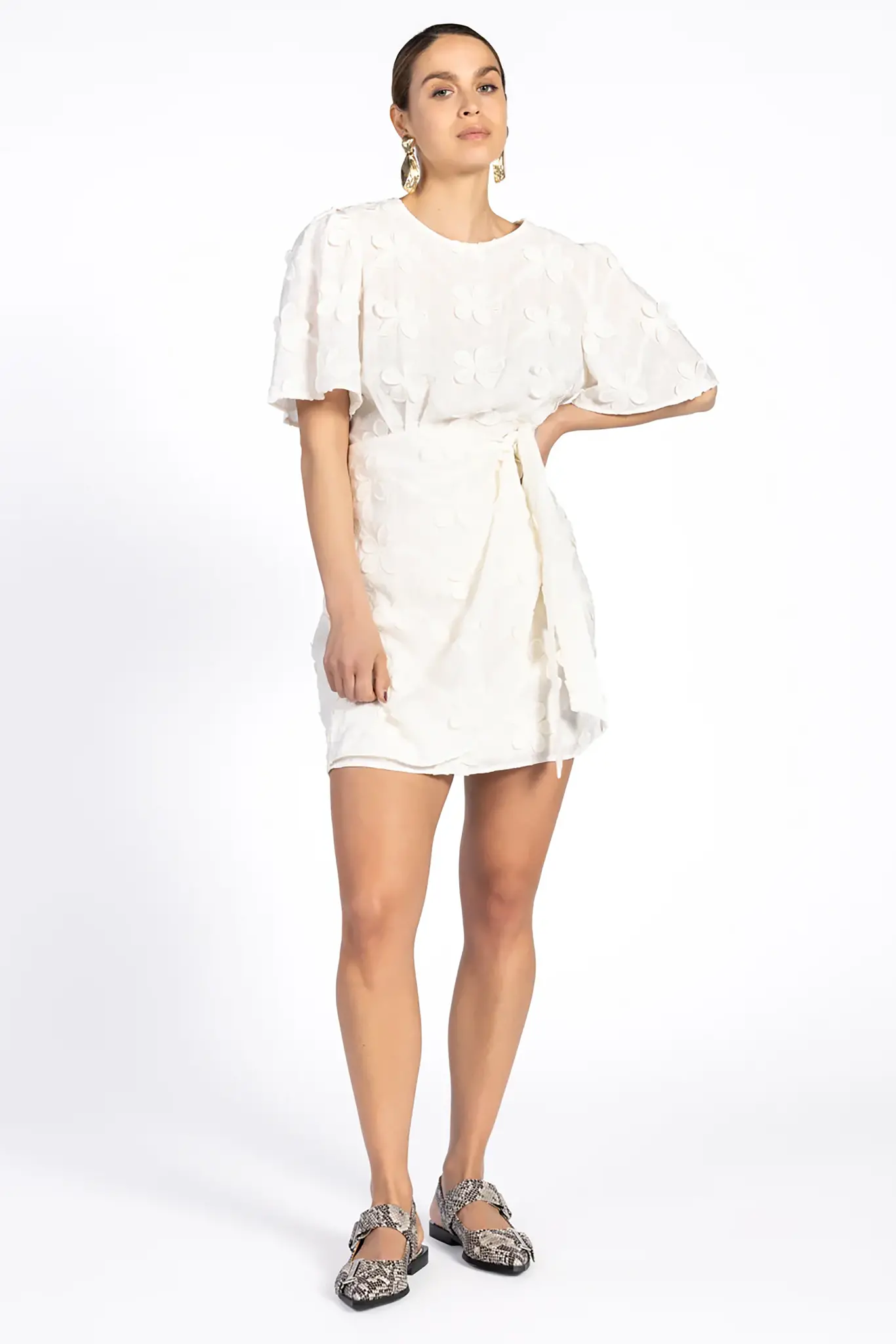 Aaiko Celina embroidery dress