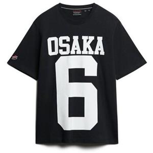 Superdry T-shirt Korte Mouw  T-shirt Osaka Loose