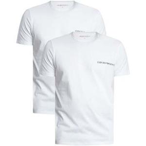Emporio Armani T-shirt  Lounge 2 Pack Stretch Cotton T-Shirt White/White