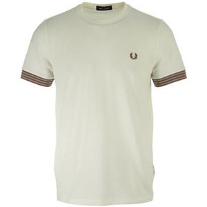 Fred Perry T-shirt Korte Mouw  Striped Cuff T-Shirt