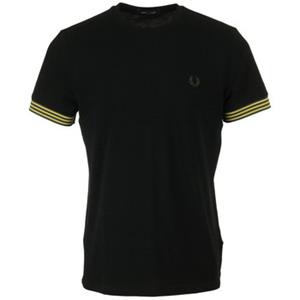 Fred Perry T-shirt Korte Mouw  Striped Cuff T-Shirt