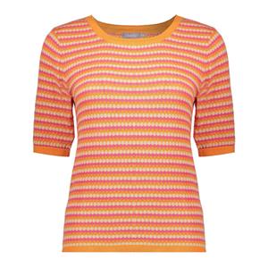 Geisha Top knit short sleeves stripes dessin