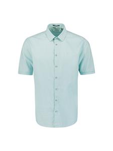 No Excess 27480321sn shirt short sleeve solid with linen