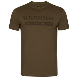 Härkila  Logo T-Shirt - T-shirt, groen