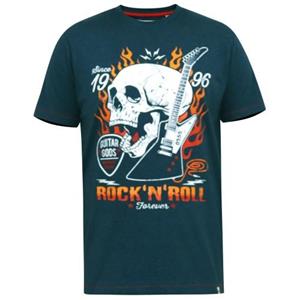 Duke Heren Neal D555 Skull Crew Neck Kingsize T-shirt 5XL Vloot