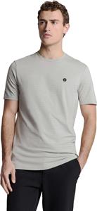 No Excess T-shirt crewneck small pin stripe mid grey
