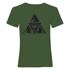 Nintendo Unisex adult triforce legend of zelda t-shirt