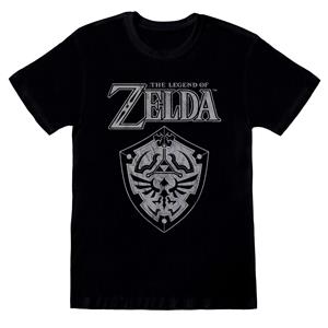 Nintendo Unisex adult legend of zelda shield t-shirt