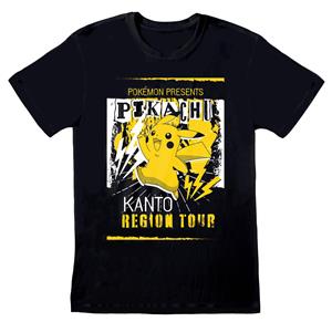Pokemon Unisex volwassen kanto regio tour t-shirt