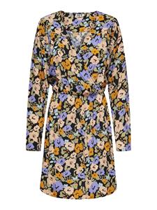 Jacqueline de Yong Jdycohen ls above knee wrap dress dessin
