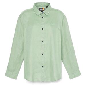 Timberland  Women's Linen Shirt - Blouse, groen