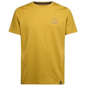 La sportiva  Circle Logo T-Shirt - T-shirt, geel