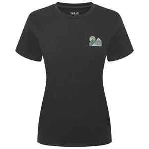Rab  Women's Tuku Vista Tee - T-shirt, zwart