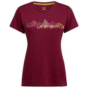 La sportiva  Women's Peaks - T-shirt, rood