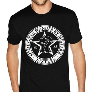 Comfortable season Oversized Anime Tshirt Men Gothic Style Premium Cotton The Sisters Of Mercy TShirt Great Teenage Shirt Camisa Streetwear S beige