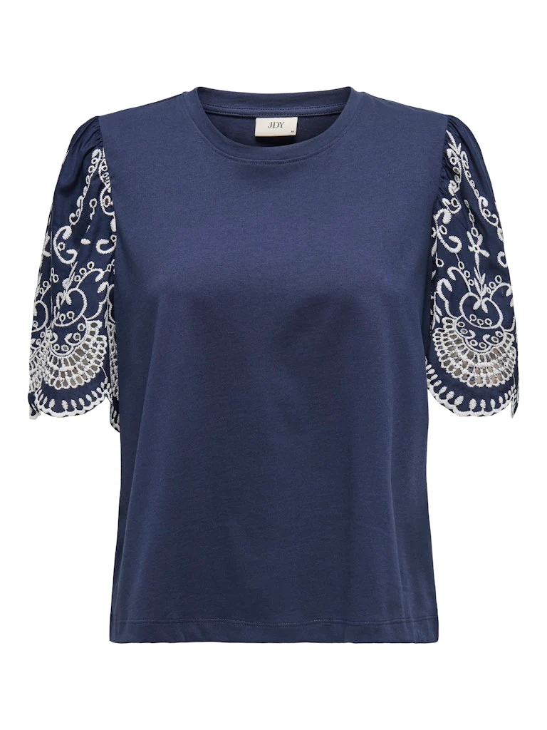 Jacqueline de Yong Oma broderie anglaise top
