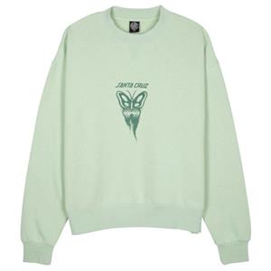 Santa Cruz  Women's Asp Butterfly Crew - Trui, pale sage wash