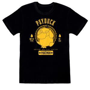 Pokemon Unisex volwassenen collegiaal psyduck t-shirt