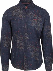 New zealand auckland NZA Overhemd Gunner Print Navy