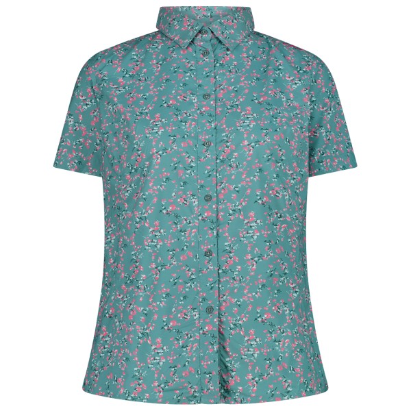 CMP  Women's Shortsleeve Shirt with Pattern - Blouse, turkoois