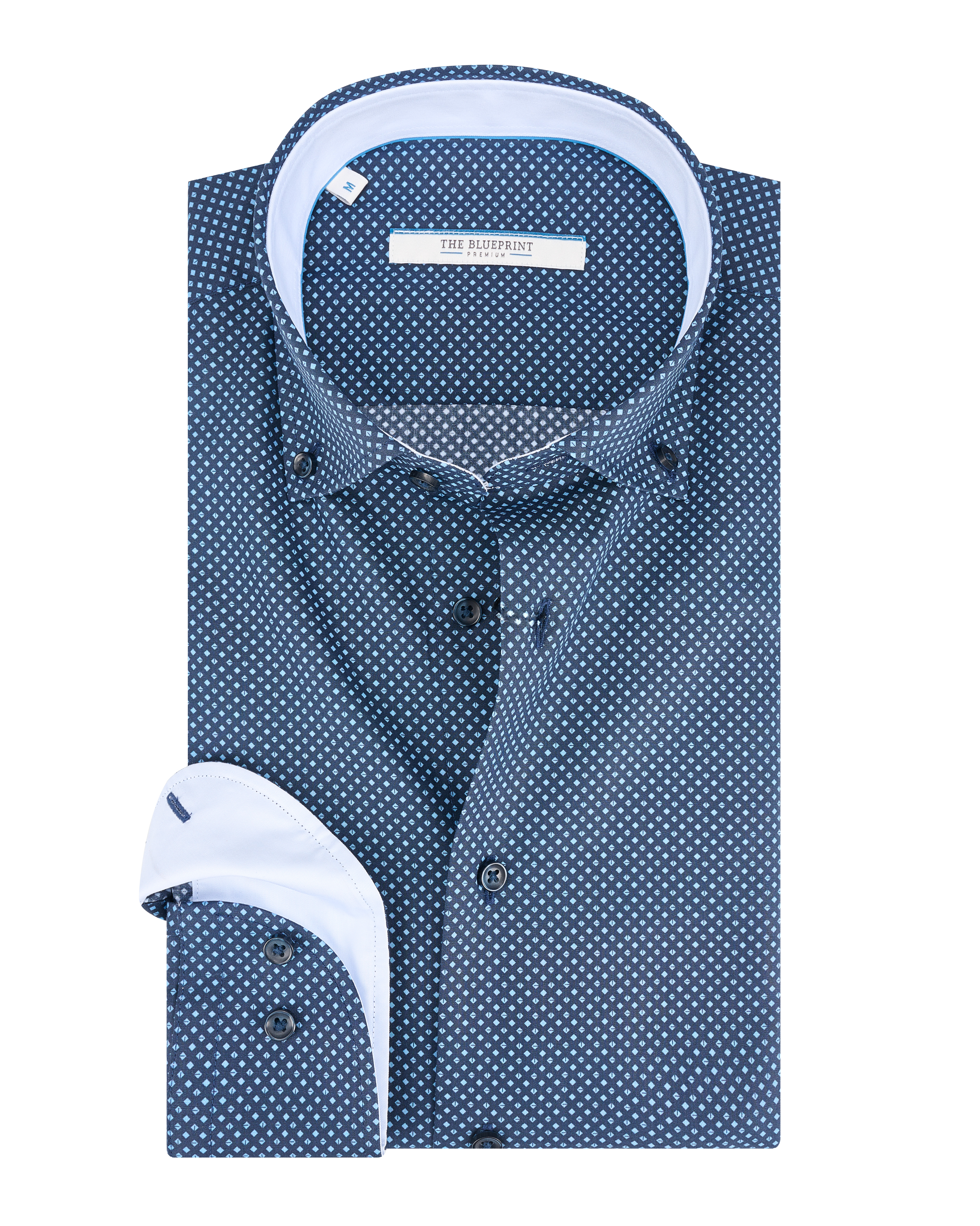 The blueprint premium  Heren Trendy Heren Overhemd LM BP55-4