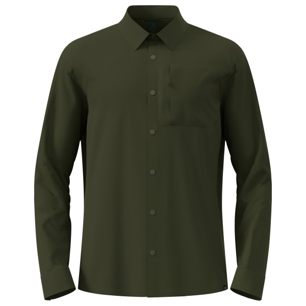 Odlo  Essential Shirt L/S - Overhemd, olijfgroen