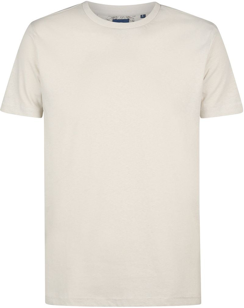 Petrol T-Shirt Viewcrest Melange Ecru