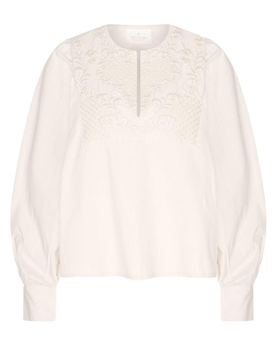Aimee The Label Blouse lange mouw jeanine3 blouse embr