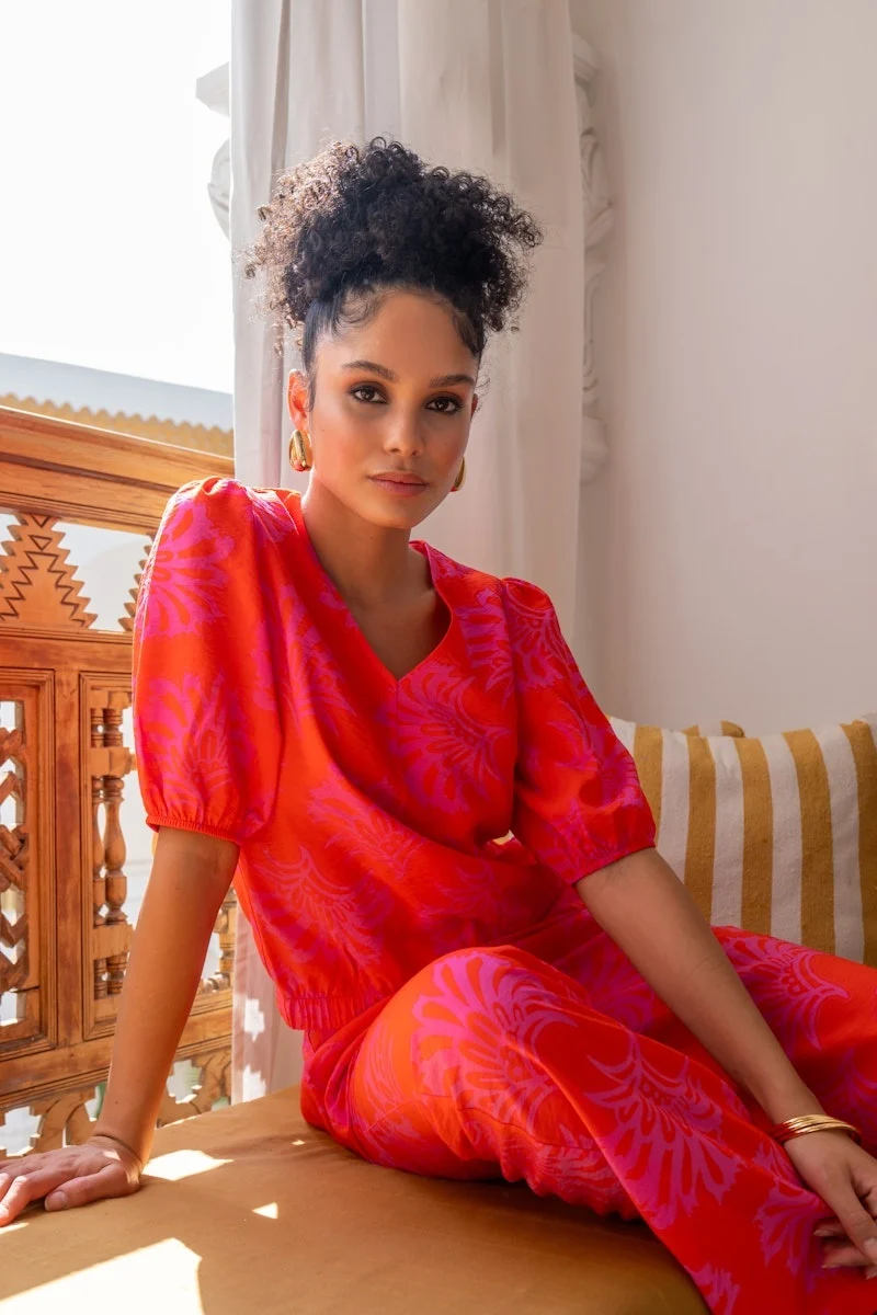 Geisha 53204-20 220 top coral/pink