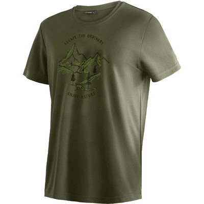 Maier sports Heren Dieter Print T-shirt