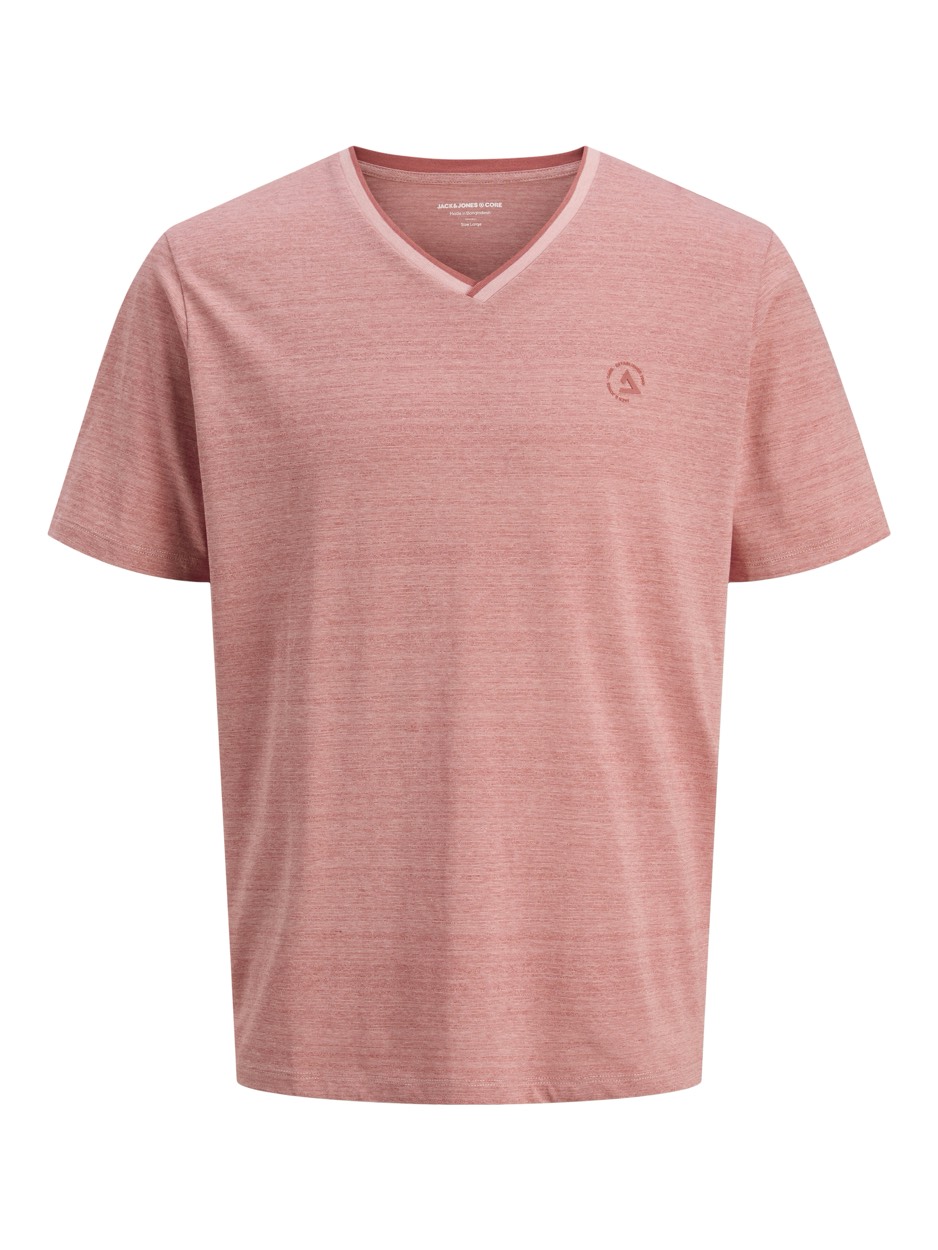 Jack & Jones Jcocontrast tee ss v-neck smu -