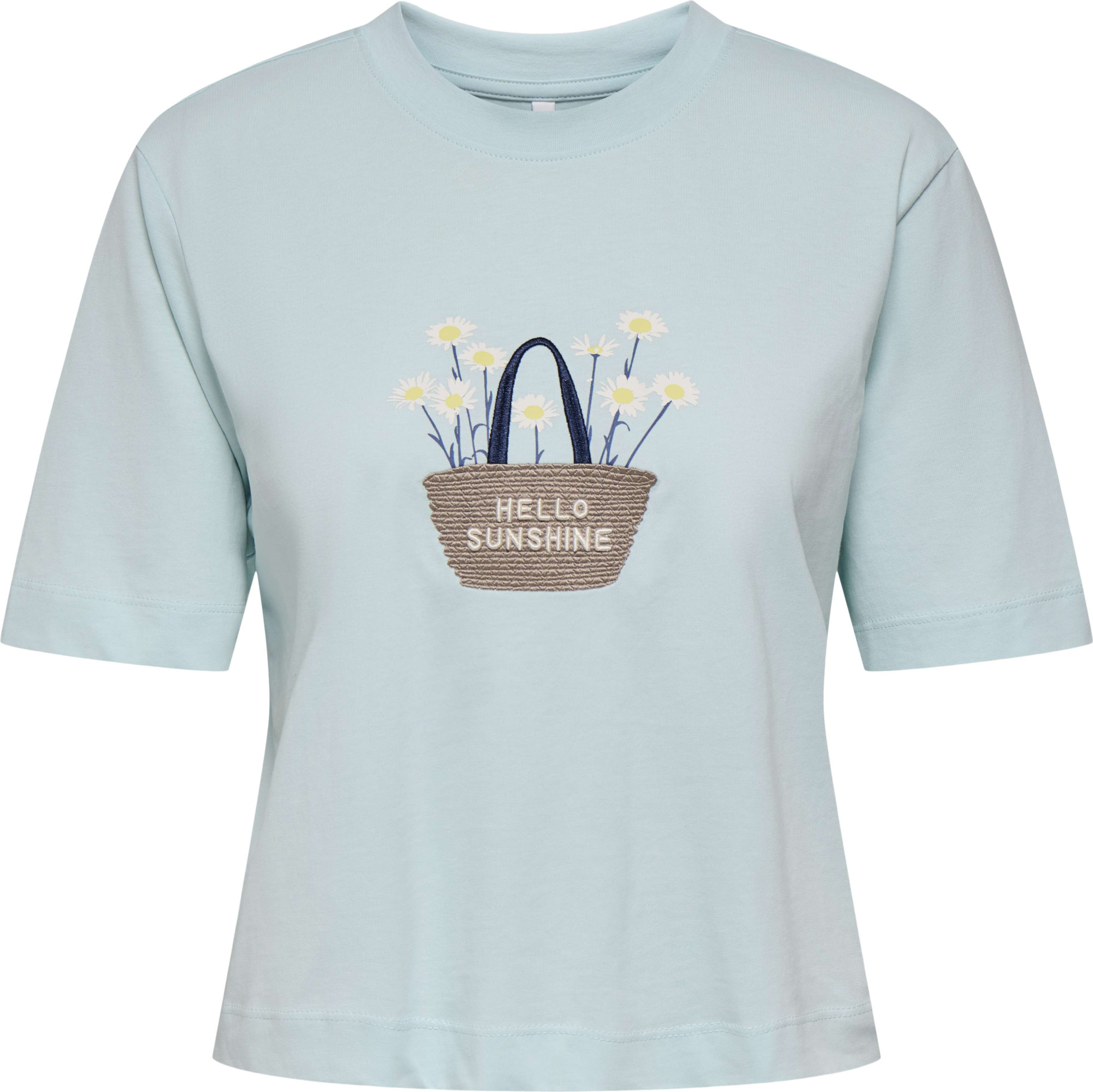 Only Onlvita life s/s summer top box jrs starlight blue