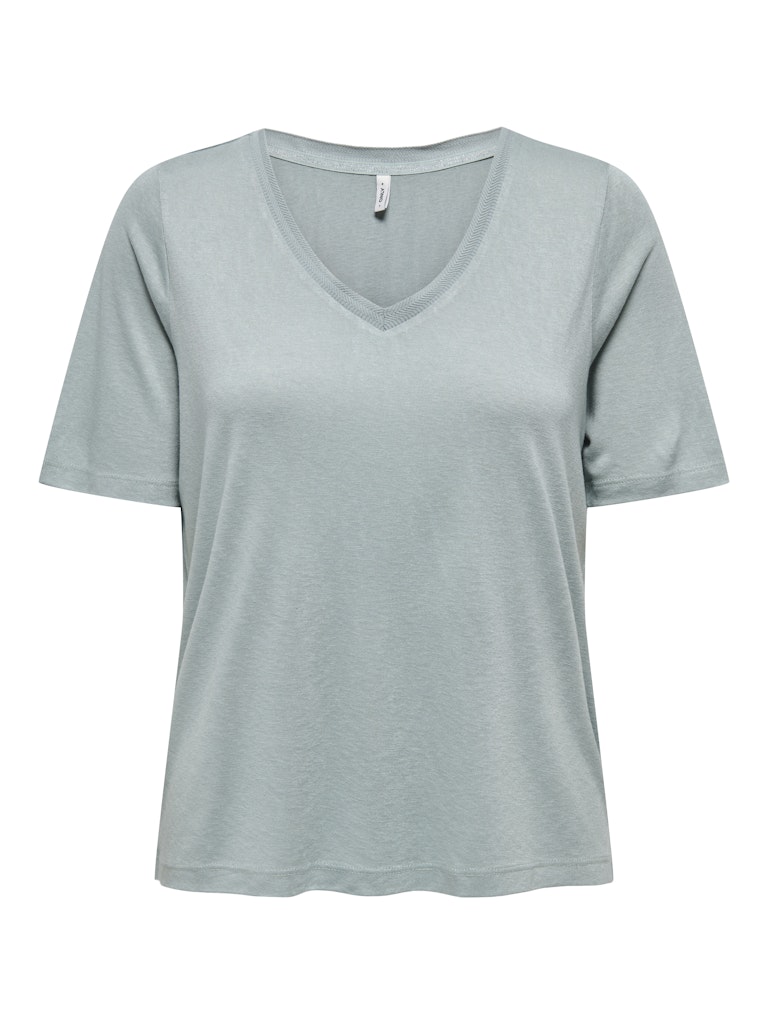 Only onlelise s/s v-neck top jrs noos 15257390 abyss