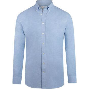 Mcgregor Overhemd Lange Mouw  Overhemd Oxford Blauw