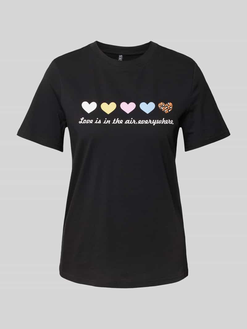 Pieces Shirt met korte mouwen PCMARIA SS O-NECK TEE BC MM JRS