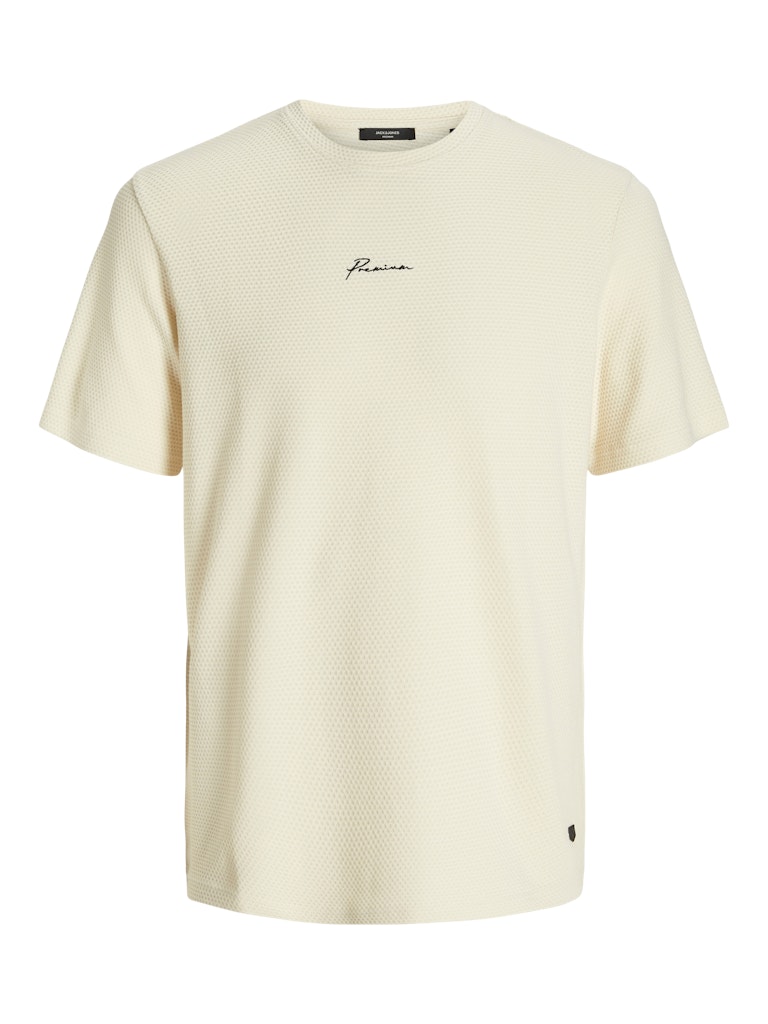 Jack & Jones jprblafranco ss tee crew neck ln 12175825 cloud cream