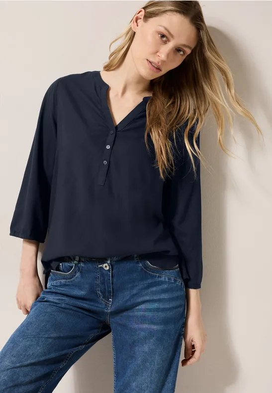 Cecil Klassieke blouse in unikleur