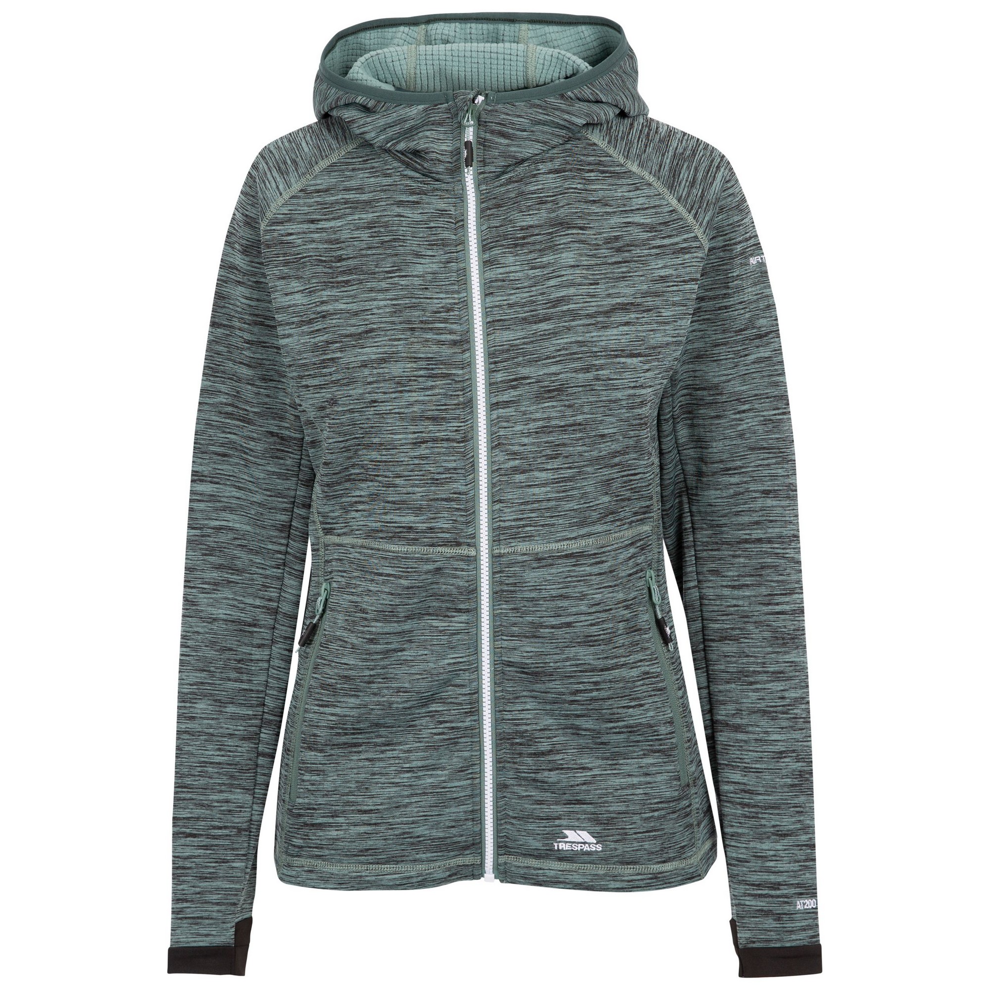Trespass Dames appeal marl hooded fleece