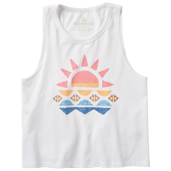 Passenger  Women's Sunray Recycled Cotton Vest - Top, wit