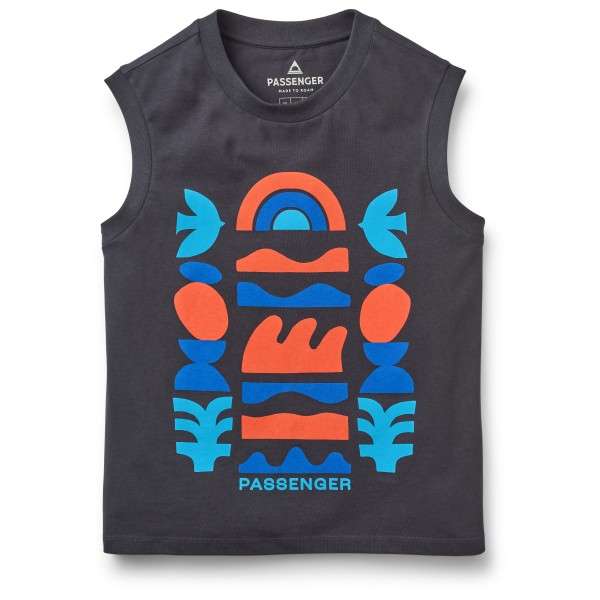 Passenger  Women's Papercut Recycled Cotton Vest - Top, grijs
