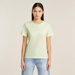 G-Star RAW Embro Logo T-shirt - Groen - Dames