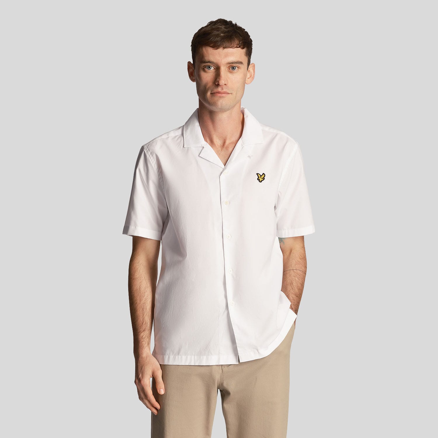 Lyle & Scott Overhemd Lange Mouw Lyle & Scott Chemise coton Poplin Resort