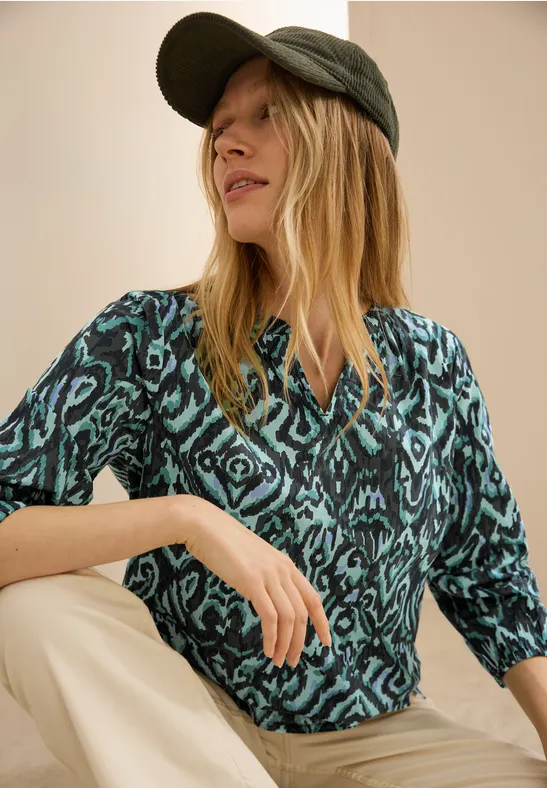 Cecil Klassieke blouse met print all-over