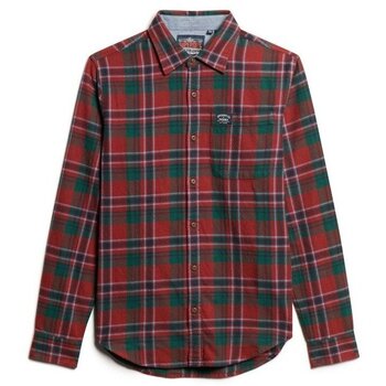 Superdry Overhemd Lange Mouw  Chemise à carreaux manches longues en coton