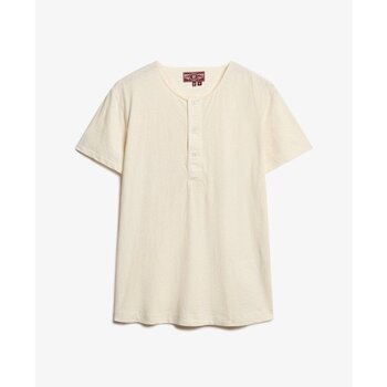 Superdry T-shirt Korte Mouw  T-shirt col tunisien Merchant Store